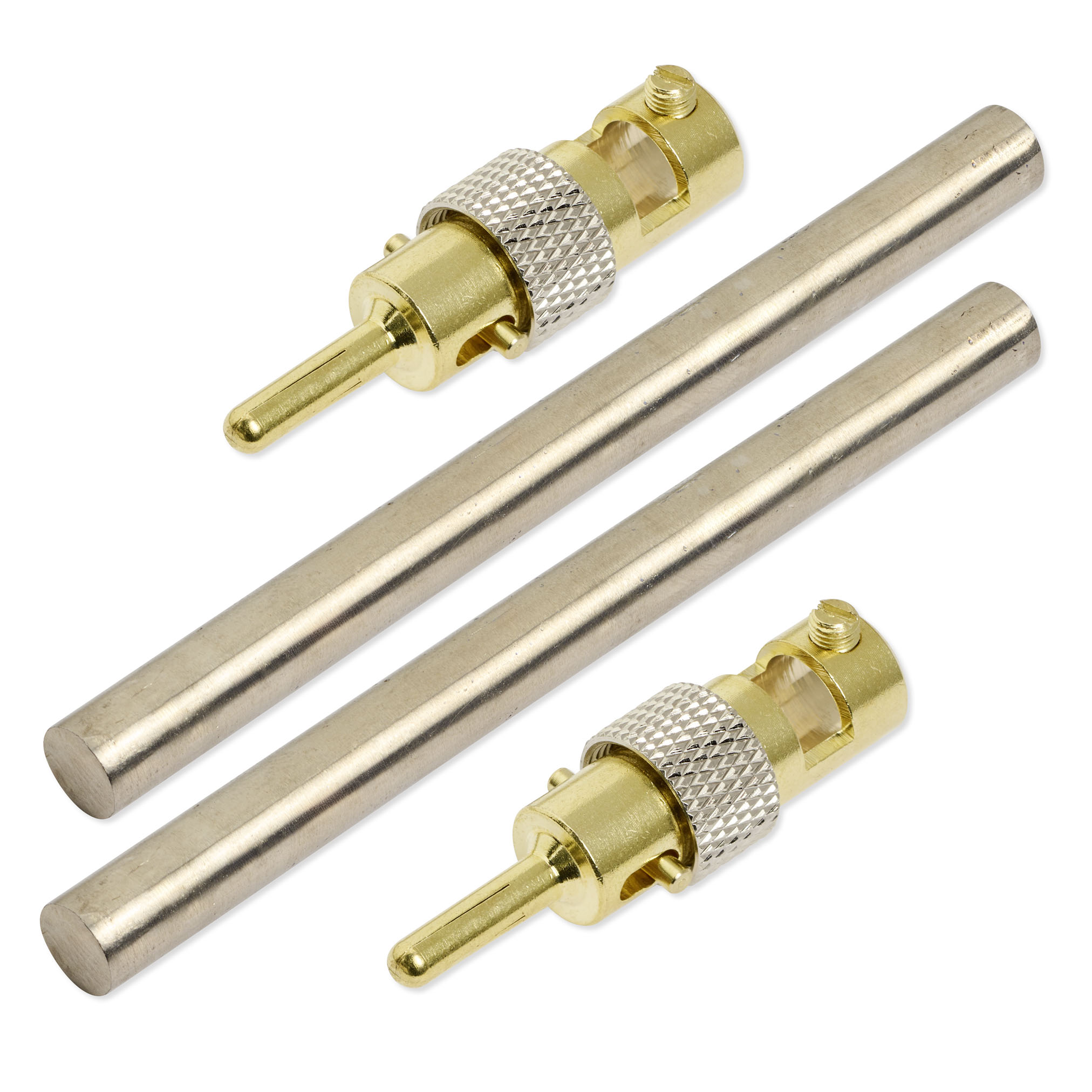 Bismut_100x8mm_2Stecker Bismuth Elektroden 10,0 cm x 8,0 mm (1 Paar) – Bild 1