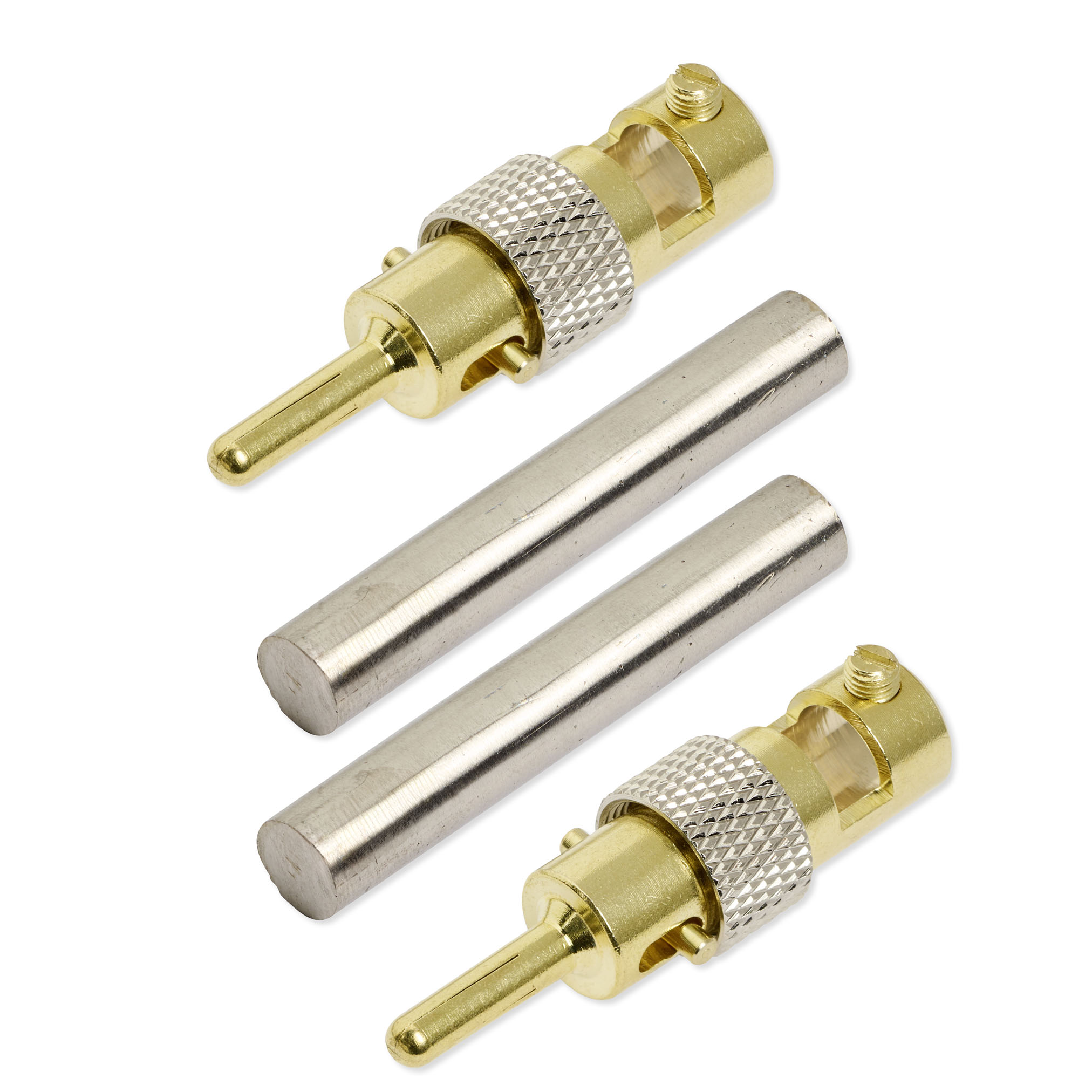Bismut_50x8mm_2Stecker Bismuth Elektroden 5,0 cm x 8,0 mm (1 Paar) – Bild 1