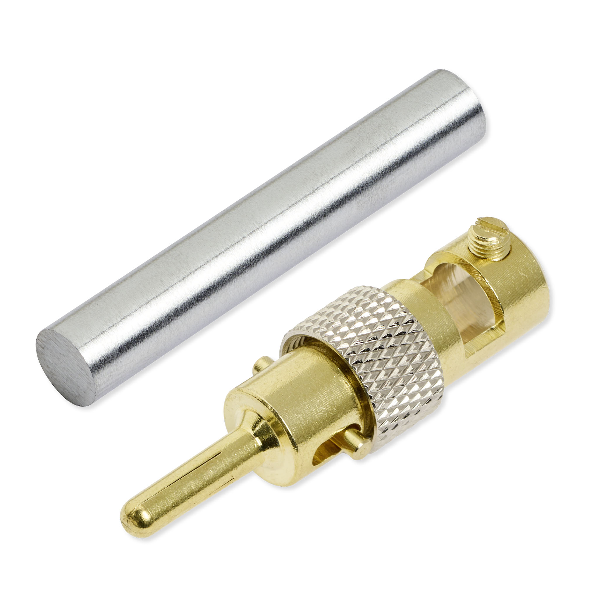 Chrom_50x8mm_1-Stecker Chrom Elektroden 5,0 cm x 8,0 mm (1 Stab) – Bild 1