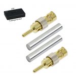 Chrom Elektroden 5,0 cm x 8,0 mm (1 Paar) mit Turbogenerator 6.0