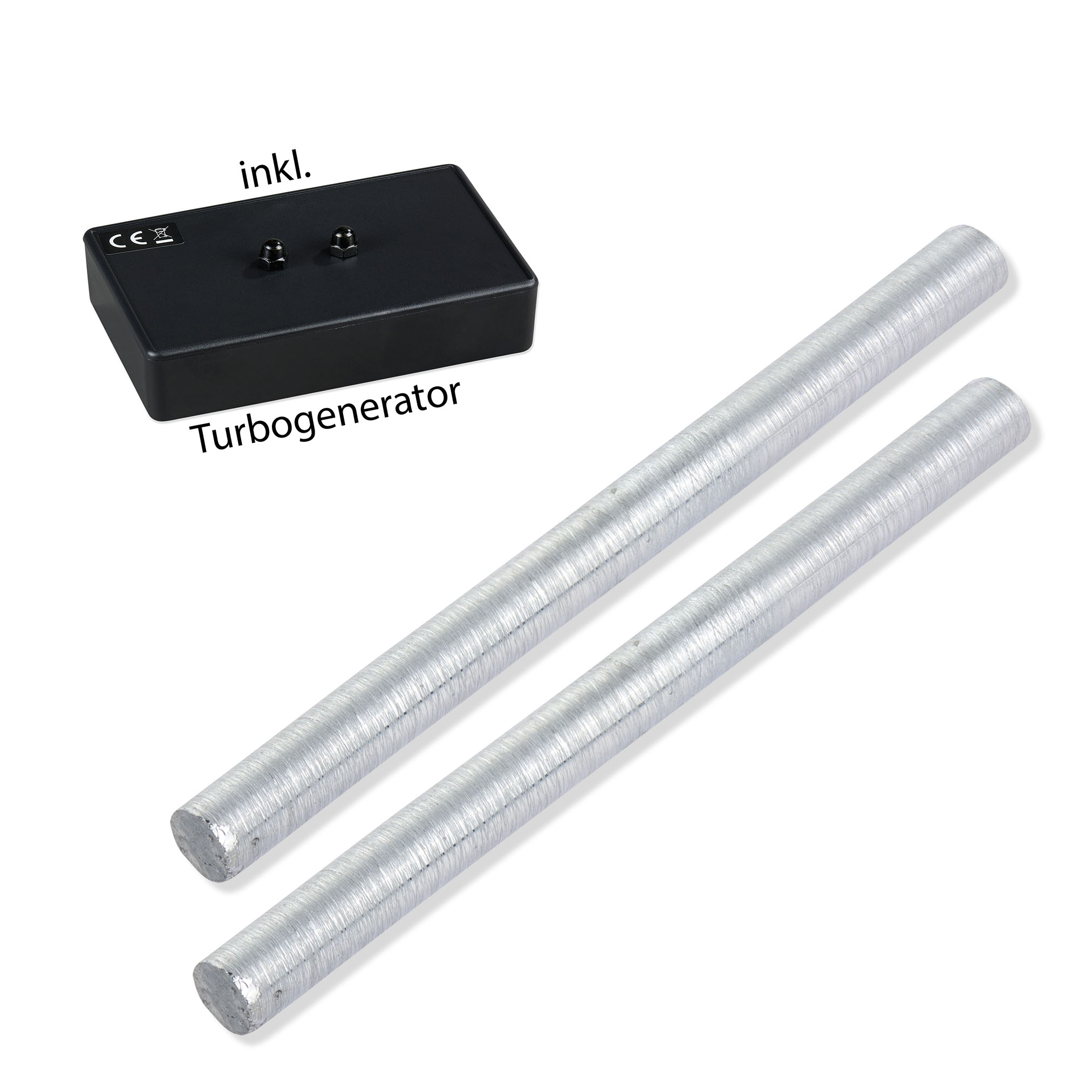 Gallium-2x_100x8mm-Turbo Gallium Elektroden 8,2 cm x 8,0 mm (1 Paar) mit Turbogenerator 6.0 – Bild 1