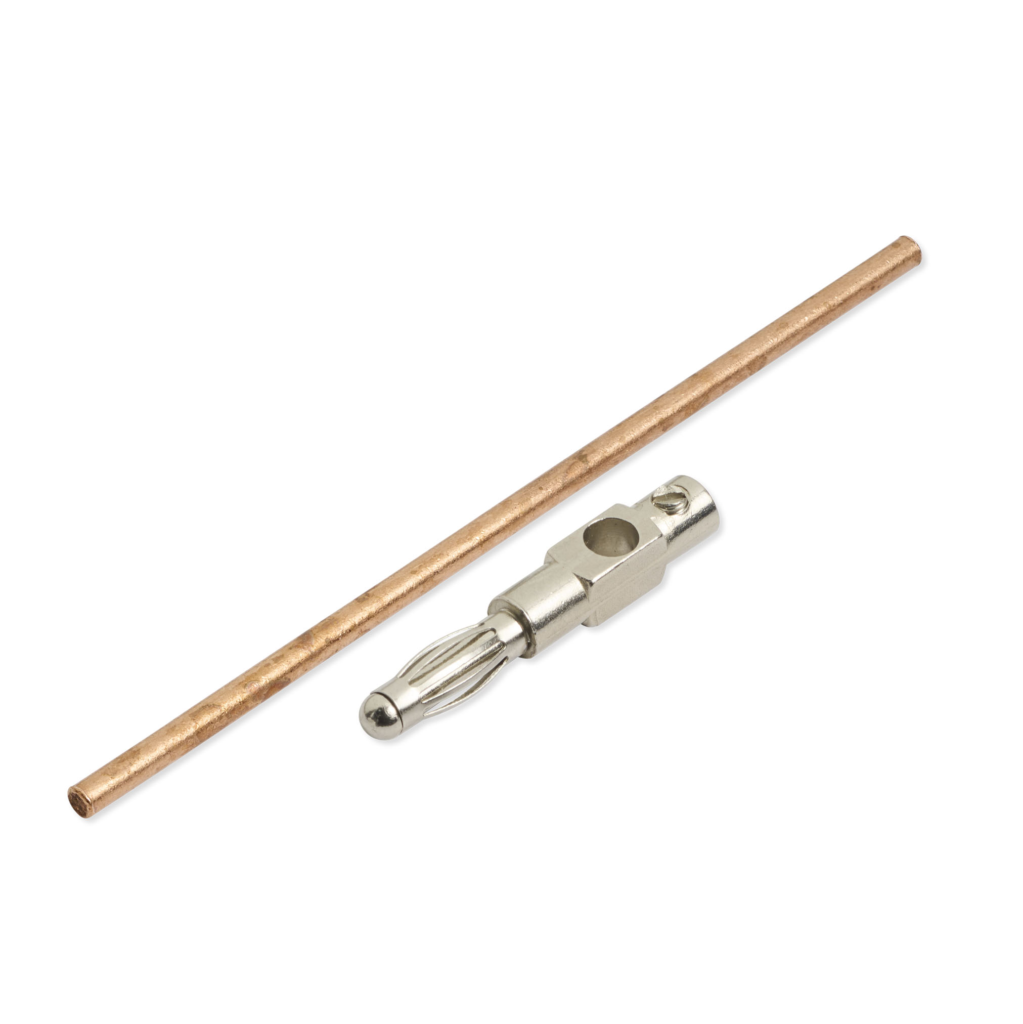 Kupfer_82x2,5mm_1-Stecker Kupfer Elektroden 8,2 cm x 2,5 mm (1 Stab) – Bild 1