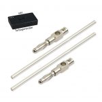 Silber Elektroden 8,2 cm x 2,5 mm (1 Paar) mit Turbogenerator 6.0
