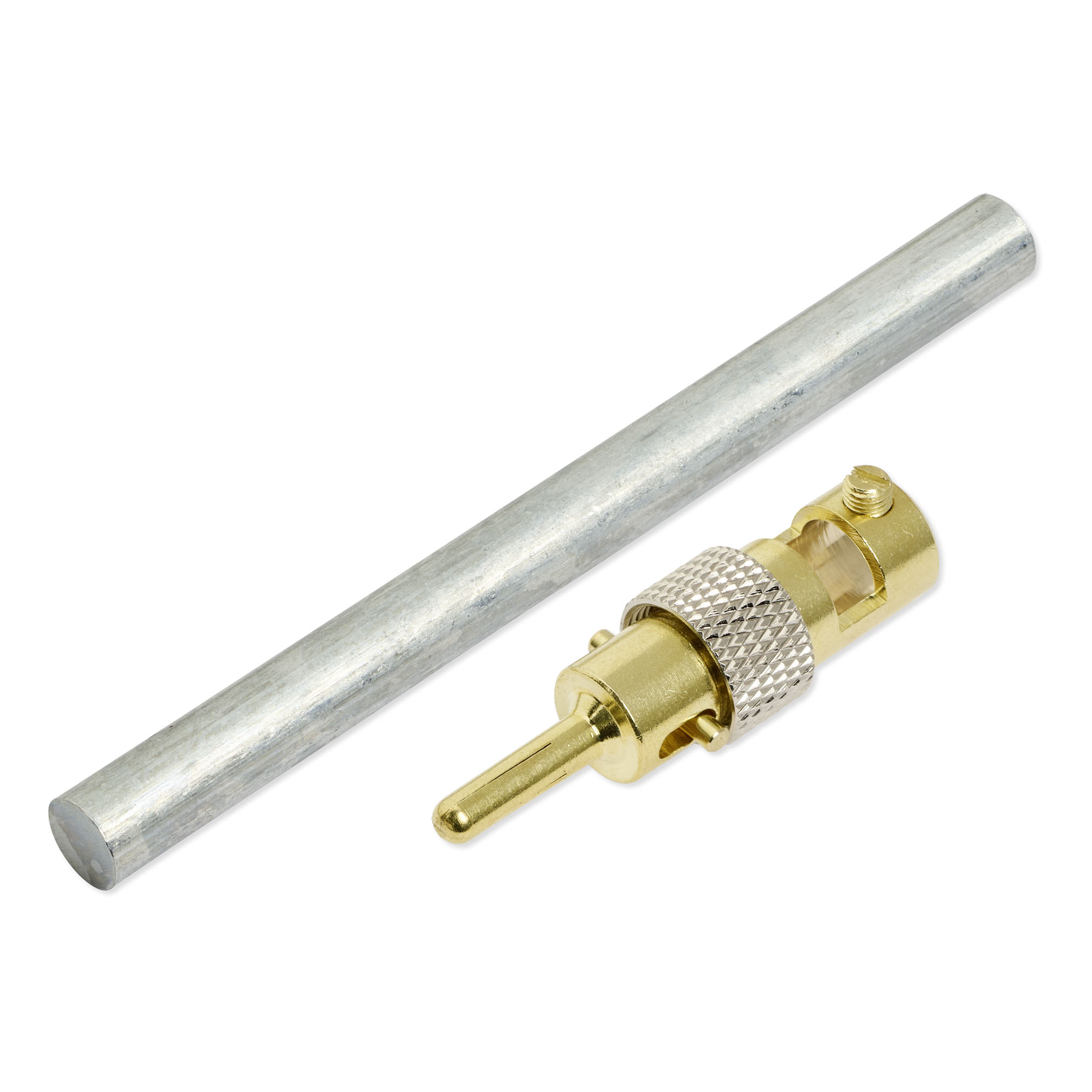 Zink_100x8mm_1-Stecker Zink Elektroden 10,0 cm x 8,0 mm (1 Stab) – Bild 1
