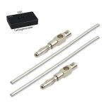 Zink Elektroden 8,2 cm x 2,5 mm (1 Paar) mit Turbogenerator 6.0